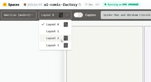 AI Comic Factory 漫画大师的造梦软件！免费的