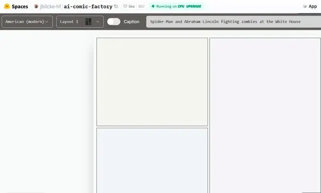 AI Comic Factory 漫画大师的造梦软件！免费的
