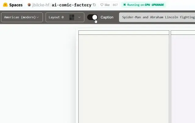 AI Comic Factory 漫画大师的造梦软件！免费的